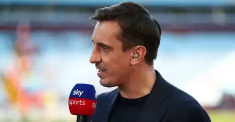 Gary Neville sticks boot into Di Maria after wife’s ‘s**thole’ comment