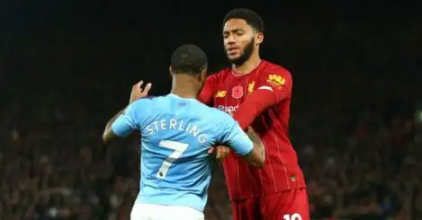 Sterling speaks out after altercation with Liverpool star Joe Gomez