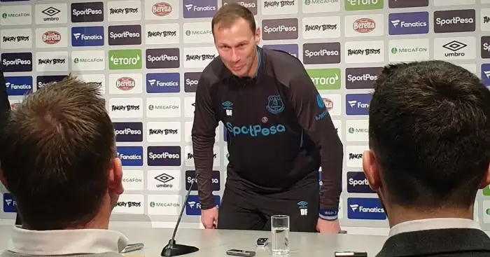 Ferguson coy over chances of becoming permanent Everton boss