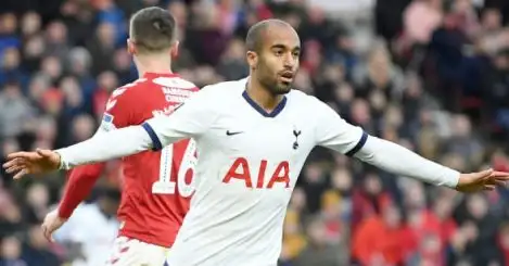 Lucas Moura strikes to earn Tottenham cup replay at Middlesbrough