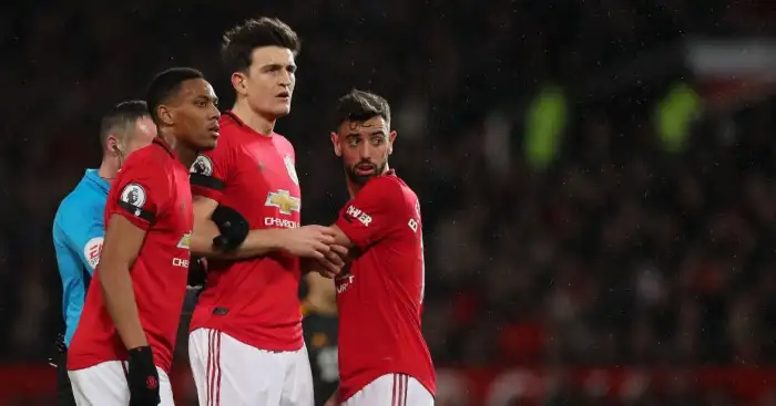 Manchester United Wolves Harry Maguire Bruno Fernandes Anthony Martial