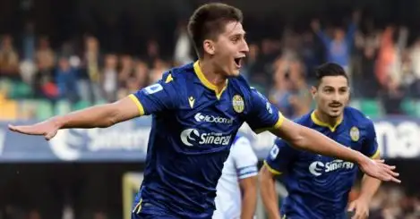 Liverpool join race to sign quickly-improving €30m Hellas Verona centre-back
