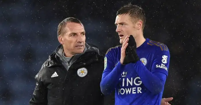Rodgers snaps at Vardy critics with comparison to electric Liverpool ace