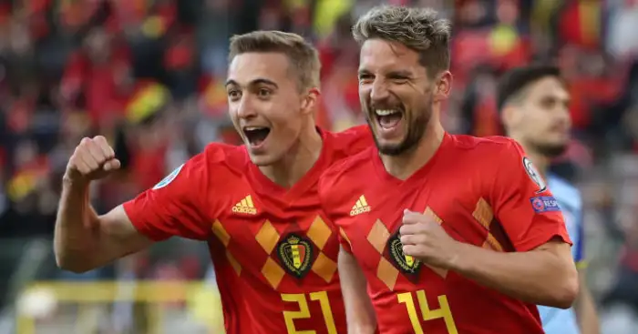 Timothy Castagne, Dries Mertens