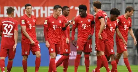 Bayern survive Frankfurt fightback to regain four-point lead