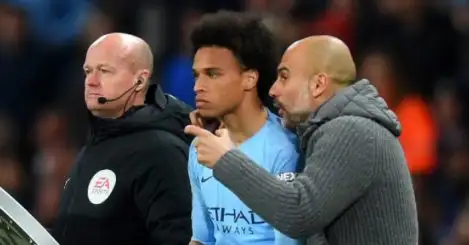 Leroy Sane moves to clear up stories regarding relationship with Guardiola