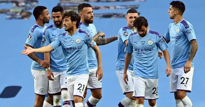 Manchester City celebrate