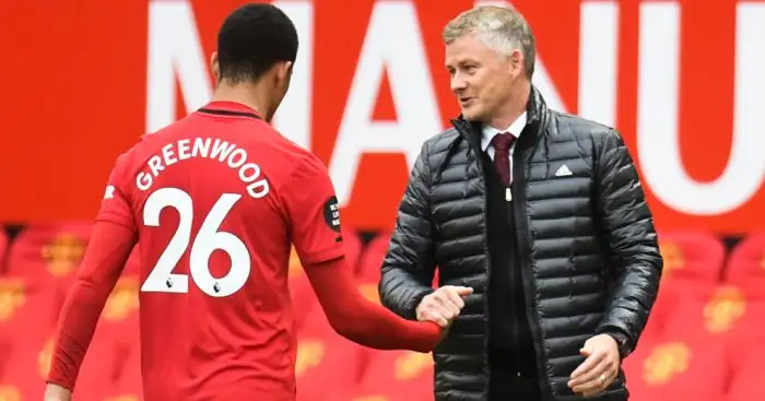 Mason Greenwood, Ole Gunnar Solskjaer Man Utd TEAMtalk