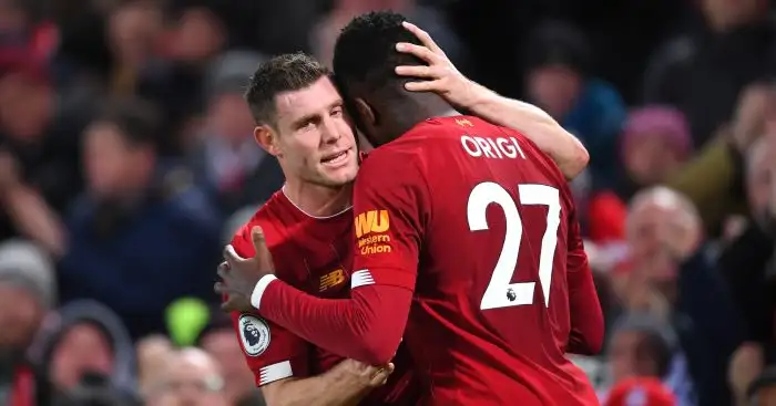 Milner, Origi Liverpool TEAMtalk