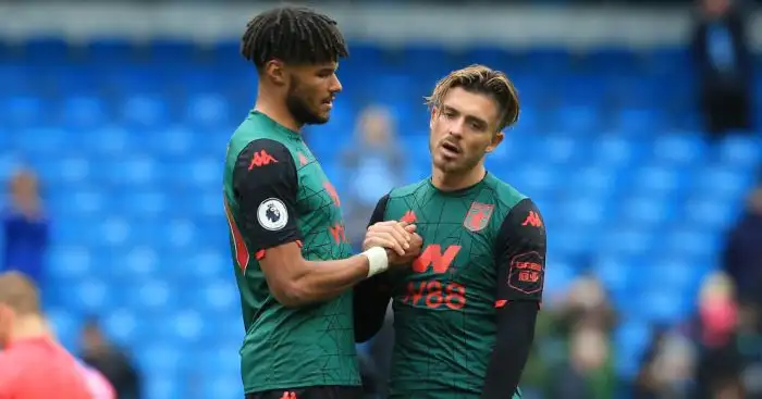 Tyrone Mings, Jack Grealish Aston Villa