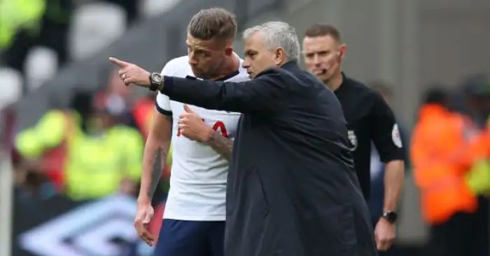 Jose Mourinho; Toby Alderweireld TEAMtalk