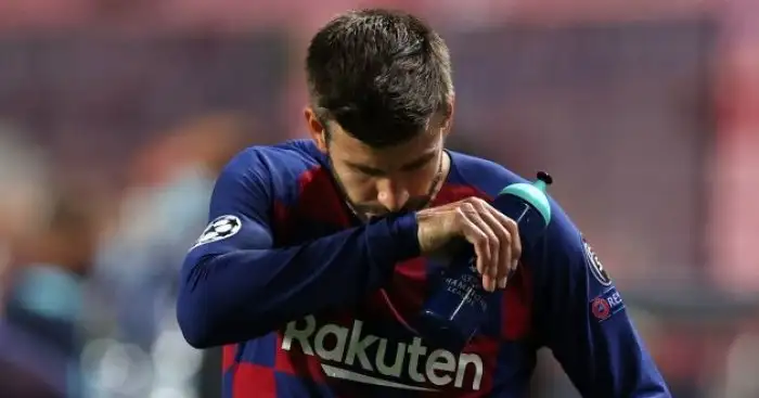 Pique says he may be ‘first to leave’ as Barcelona reach ‘rock bottom’