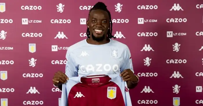 Bertrand Traore - pic via avfc.co.uk