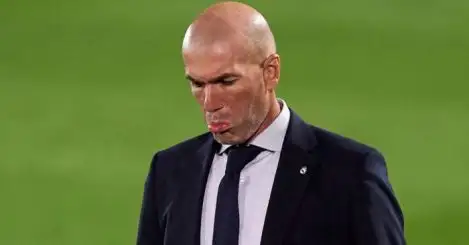 Zidane facing internal turmoil at Madrid over stunning James Everton form