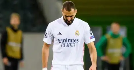 Footage shows Benzema in astonishing half-time attack on Real Madrid team-mate