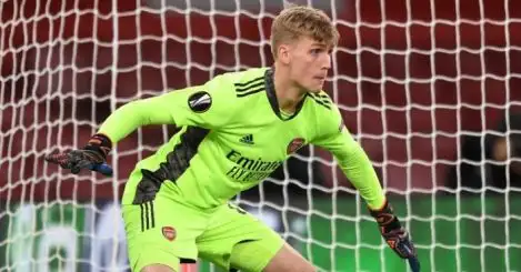 Runarsson sends warning to Leno about his role as Arsenal number one