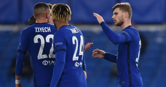 Hakim Ziyech, Reece James, Timo Werner Chelsea