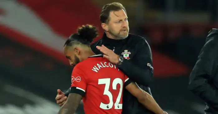 Hasenhuttl ‘surprised’ by quick Walcott learning after filling Ings’ boots