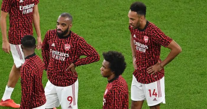 Lacazette, Willian, Aubameyang Arsenal TEAMtalk