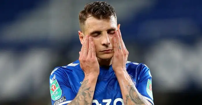 Major blow for Everton as key defender faces up to two months out