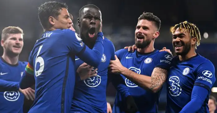 Kurt Zouma, Olivier Giroud, Reece James