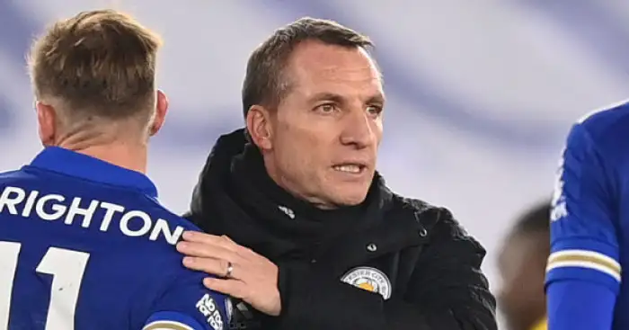 Rodgers compares Leicester talisman Vardy to Liverpool cult favourite