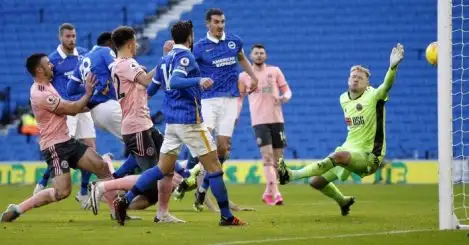 First Sheff Utd win denied at the death as Brighton snatch late point