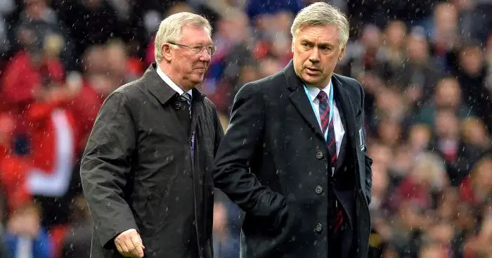 Ancelotti admits shock at recent approach from Man Utd great Ferguson