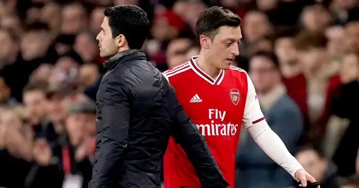 Mesut Ozil, Mikel Arteta