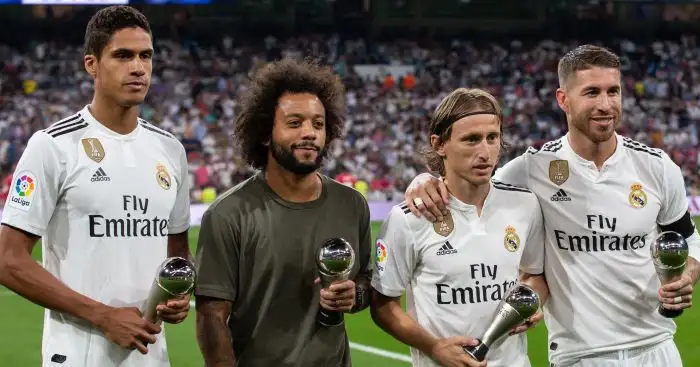 Raphael Varane, Marcelo, Luka Modric, Sergio Ramos