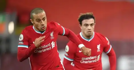 Liverpool star admits self-confidence ‘a bit down’ after Man Utd draw