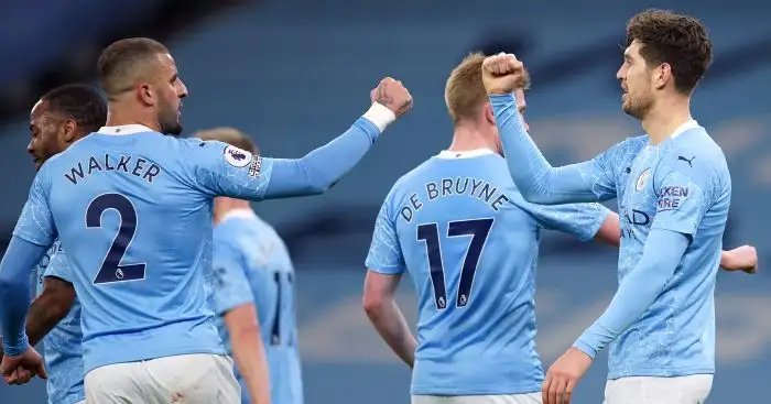 Man City lay down title marker as Stones bags brace in Palace rout