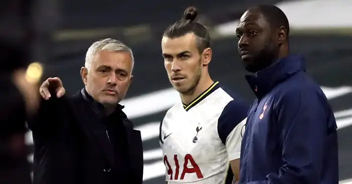 Gareth Bale, Jose Mourinho, Ledley King Tottenham