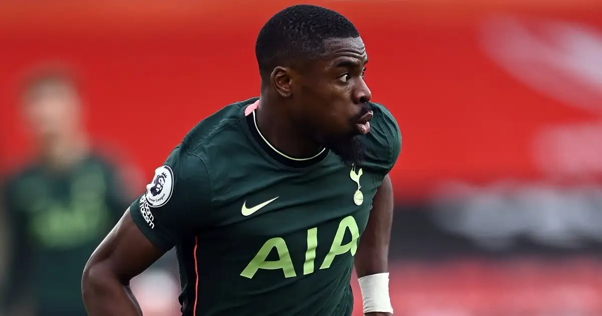 Serge Aurier playing for Tottenham
