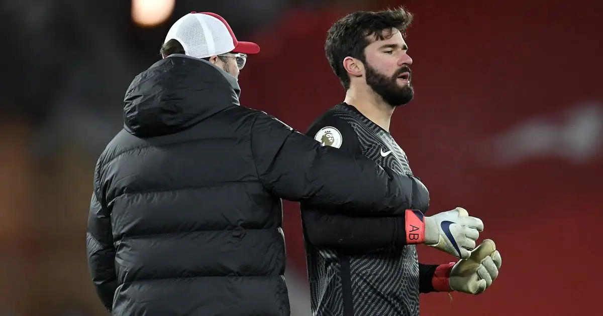 Jurgen Klopp, Alisson Becker Liverpool