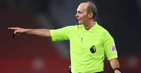 Mike Dean makes unusual request amid sickening reaction to Soucek red