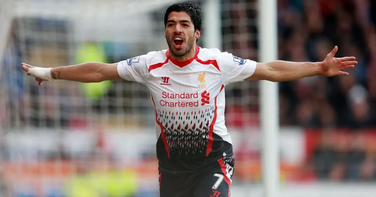 Luis Suarez Cardiff v Liverpool 2014