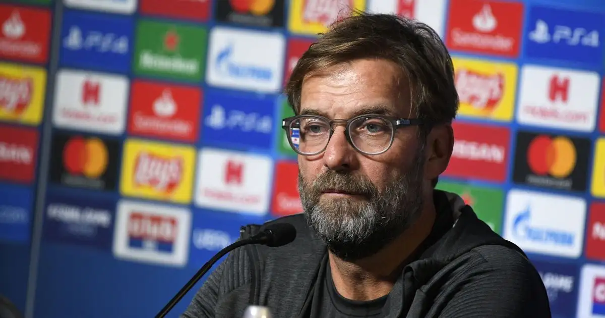 Jurgen Klopp Liverpool Champions League press conference