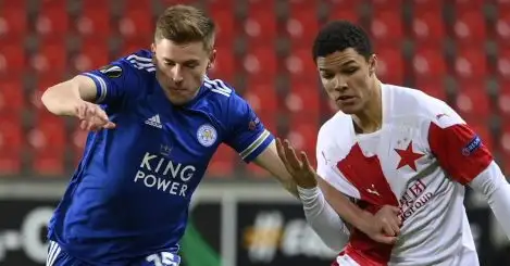 Leicester keep clean sheet in first leg at Slavia Prague, but held to draw