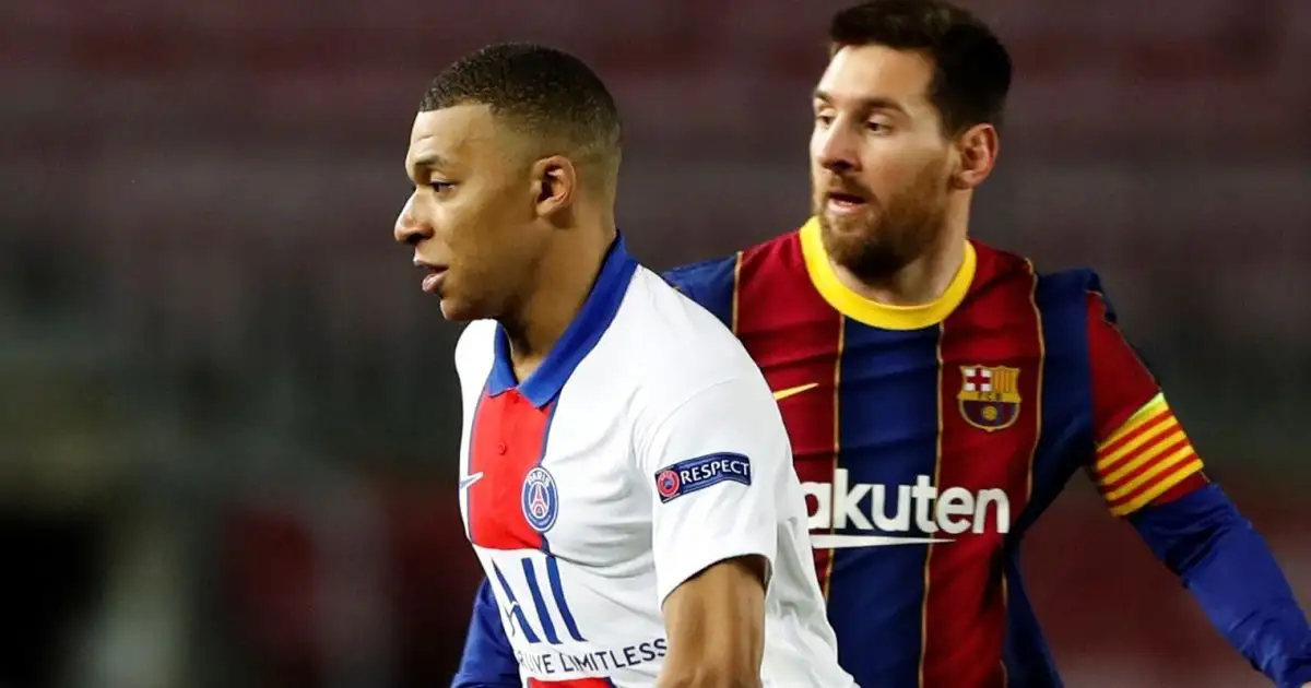 Kylian Mbappe Messi TEAMtalk