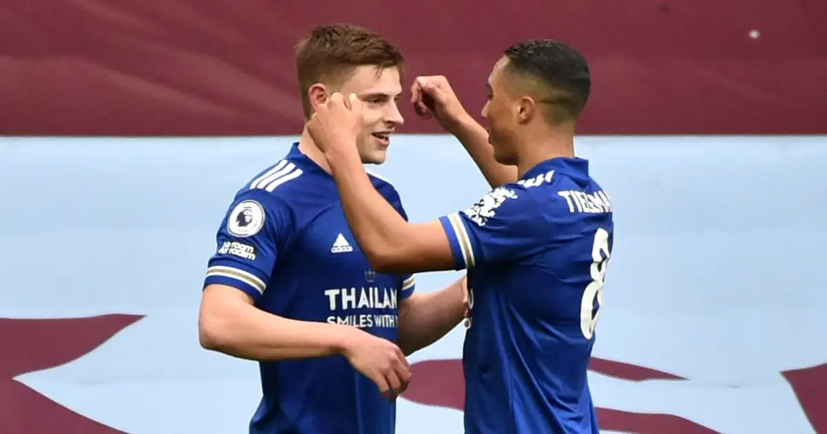 Harvey Barnes, Youri Tielemans Leicester TEAMtalk