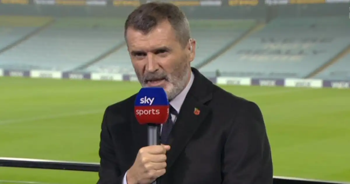Roy Keane pundit - pic via Sky Sports