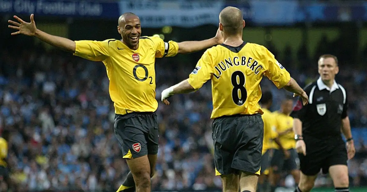 Thierry Henry, Freddie Ljungberg Arsenal