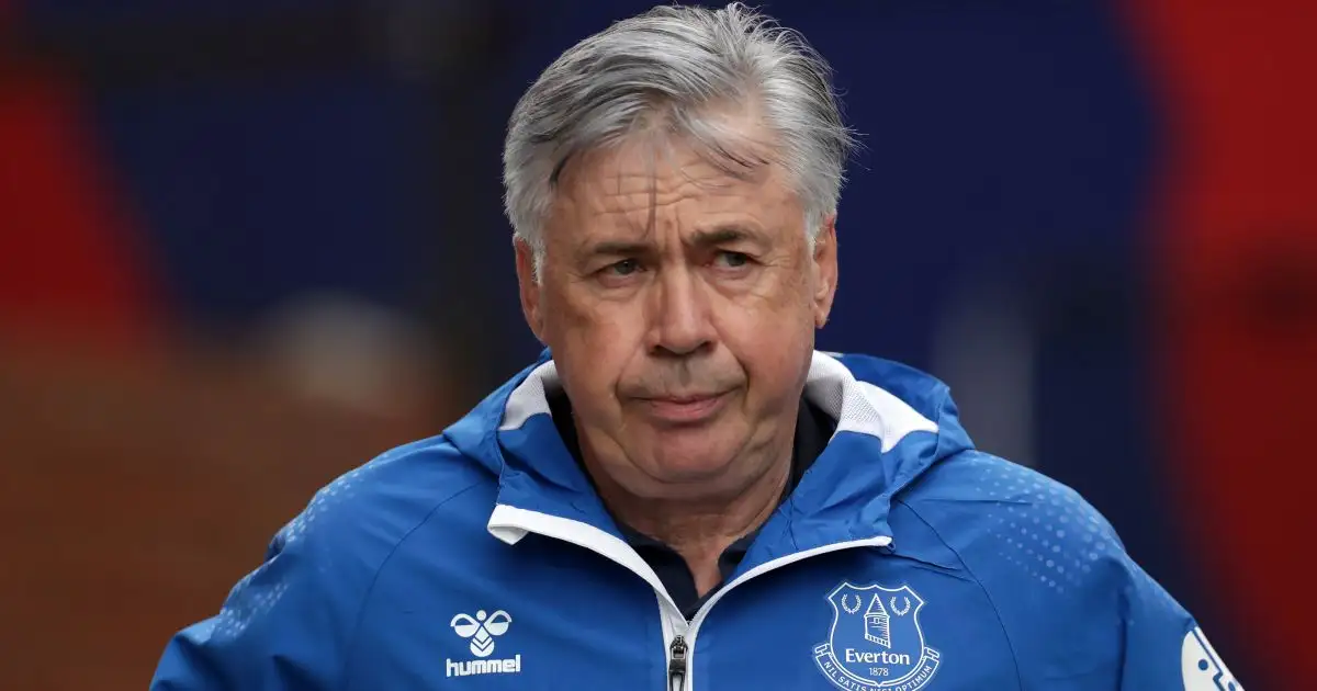 Carlo Ancelotti, Everton boss frustrated