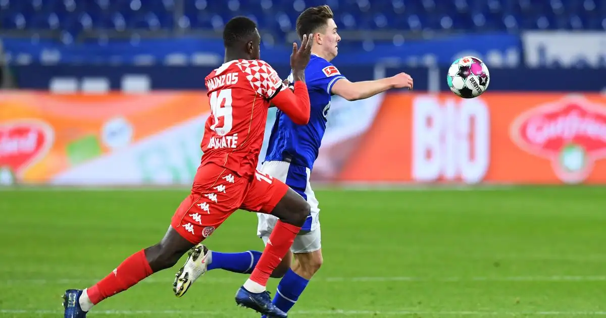 Moussa Niakhate, Matthew Hoppe Schalke v Mainz March 2021