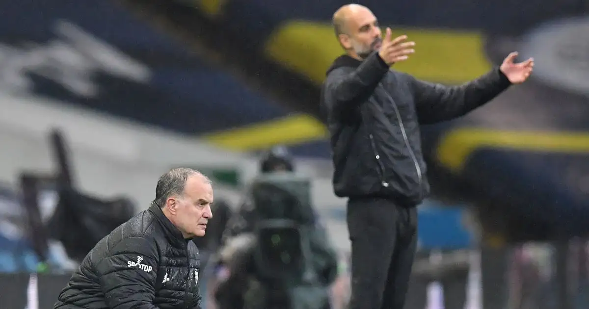 Marcelo Bielsa Leeds, Pep Guardiola Man City TEAMtalk