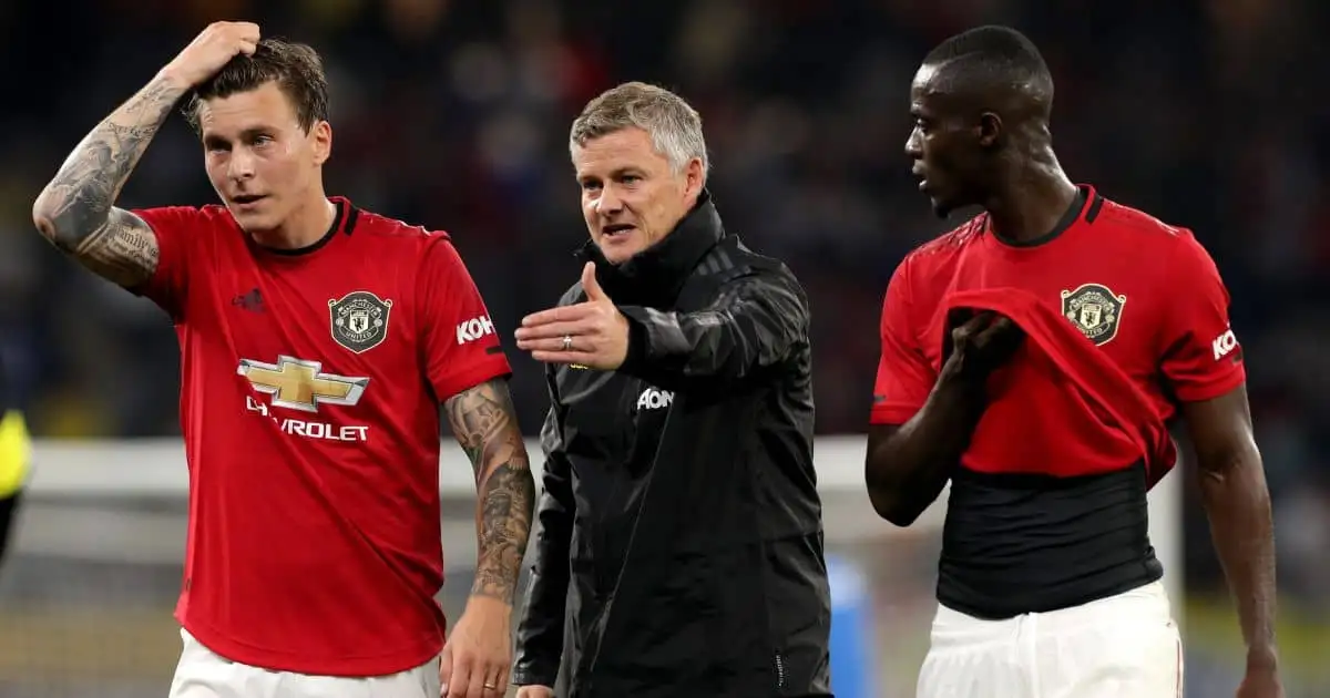 Victor Lindelof, Ole Gunnar Solskjaer, Eric Bailly Man Utd July 2019