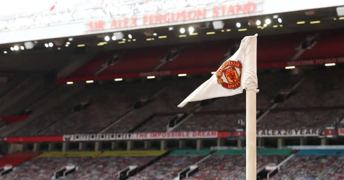 Old Trafford corner flag July 2020