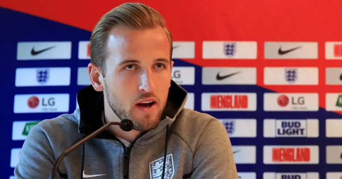 Harry Kane England press conference