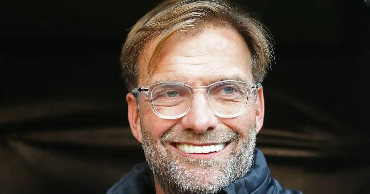 Jurgen Klopp, Liverpool boss smiling